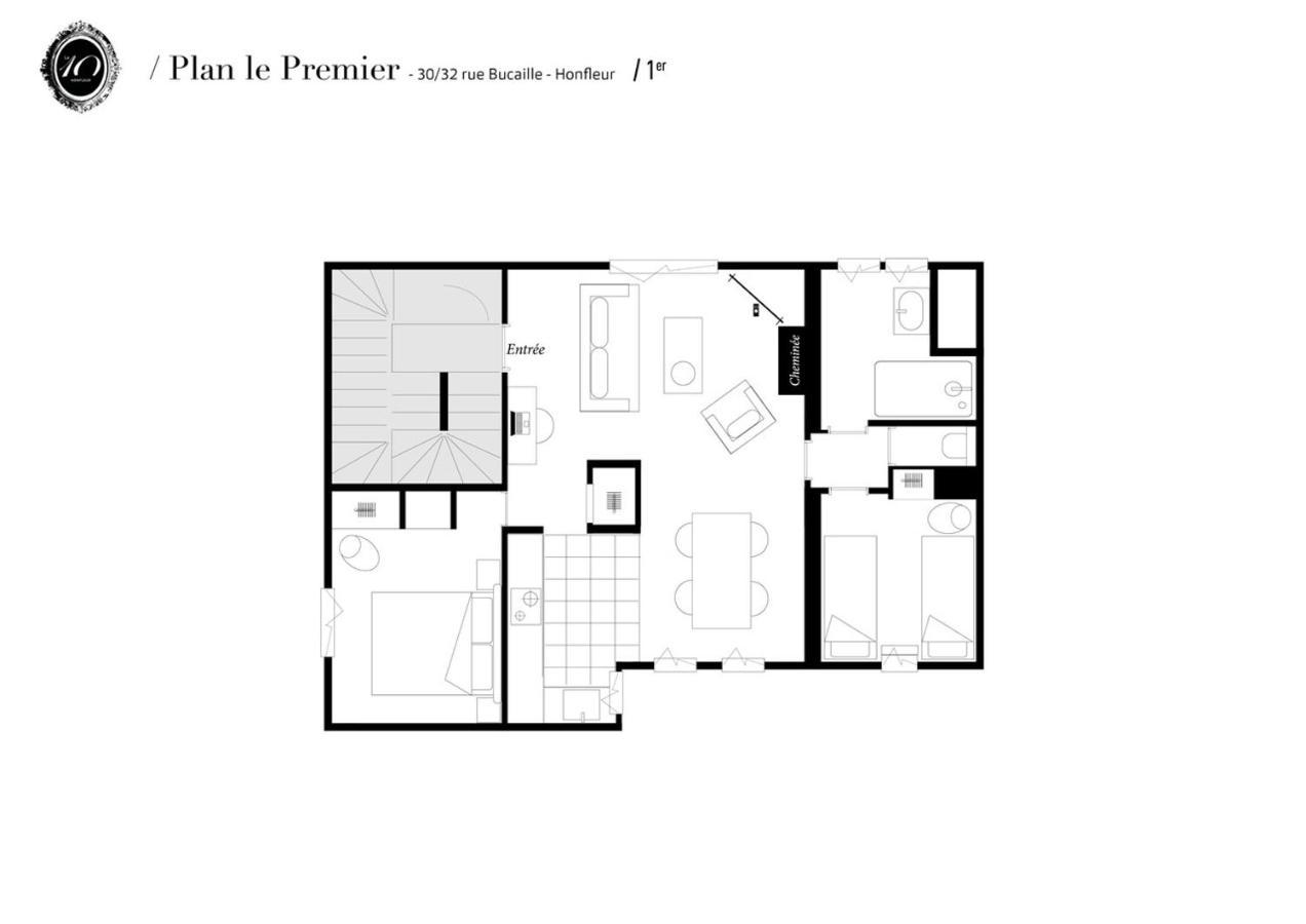 L' Annexe Du 10Honfleur Apartman Kültér fotó